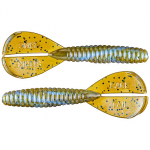 Strike King Rage Twin Tail Menace Grub 8pk BLUE CRAW
