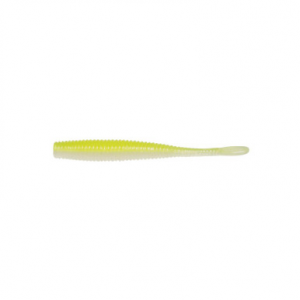 SPRO CJ Smasher 3 inch Worm Chartreuse White