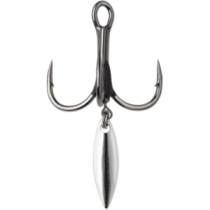 VMC 7548BD Bladed Hybrid Treble Hook 1X Black Nickel 2 pack Black 10