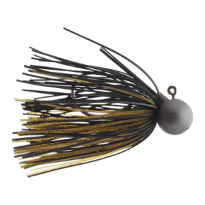 Keitech Tungsten Football Jig Model 2 Version 2 Green Pumpkin Black 1/2