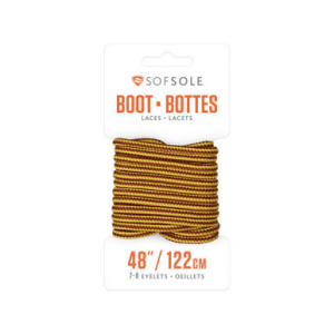 Implus Sof Sole Boot Lace Waxed Gold/Brown 48"