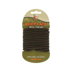 Implus Sof Sole Boot Lace Black/Brown 60"