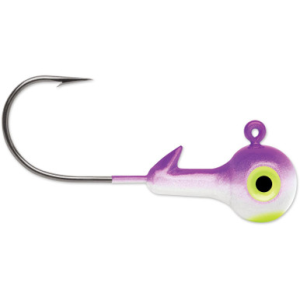 VMC Hard Ball Jighead 4-pack Purple Albino 1/4