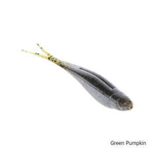 Strike King ElazTech Baby 3X Z-Too Jerkbait Lure - 5 Pk. GREEN PUMPKIN