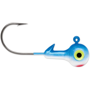 VMC Hard Ball Jighead 4-pack Blue White 1/8