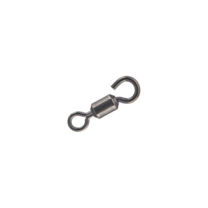 VMC Black Stainless Steel Open Eye Rolling Swivels Black 10