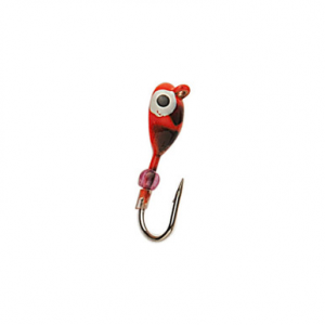 Custom Jigs Gill Pill Ice Jig Orange Tiger Size 12