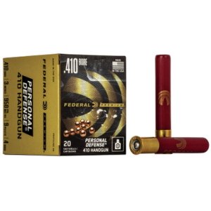 Federal PD413JGE4B PD .410 Bore 3" 9 Pellets 4 Shot 20 Rounds
