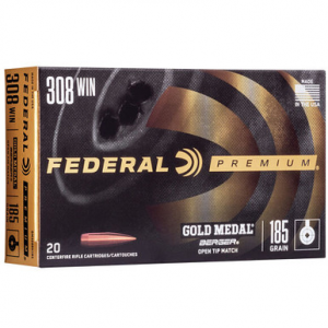 Federal GM308BH185 Gold Medal 308 185 GR Juggernaut OTM 20 Rounds