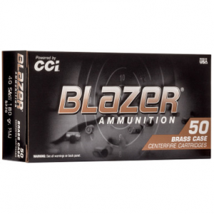 CCI 5220 Blazer Brass 40 S&W 180 GR FMJ 50 Rounds
