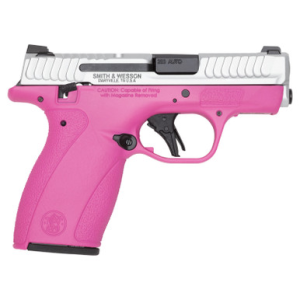 Smith & Wesson Bodyguard 2.0 Thumb Saftey 380 Auto 4" Barrel 10,12 Rounds Pink/Silver