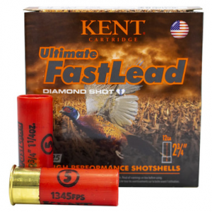 Kent Cartridge 12 Gauge 2.75 in 1 3/8 oz 5 Shot Shell Ultimate Fast Lead 25 Rounds