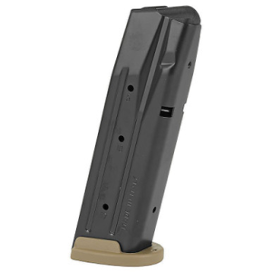 Sig Sauer P320 Full Size 9mm 17 Round Steel Black Body/FDE Base Finish Magazine, MAG-MOD-F-9-17-COY