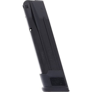 Sig Sauer P250/P320 9mm 21 Round Steel Blued Finish Magazine, MAG-MOD-F-9-21