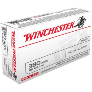chester Q4206 USA 380 ACP 95 GR FMJ 50 Rounds Ammo