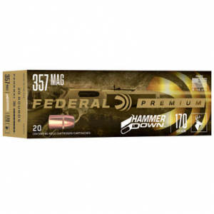 Federal LG3571 Premium HammerDown 357 Mag 170 GR BHP 20 Rounds