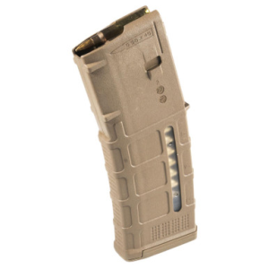 Magpul PMAG GEN M3 Window AR15/M4 223 Rem/5.56x45mm 223 Rem/5.56 NATO 30 Round Polymer Medium Coyote Tan Magazine