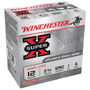 chester XU126 SuperX Game Load 12 Gauge 2.75 1 Oz 6 Shot 25 Rounds Ammo