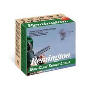 ington Gun Club Target 12 Gauge 2.75 #7.5 Shotgun 25 Rounds Ammo