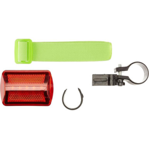 Sona Red Safety Flasher with Bicycle Attachment and Arm Strap