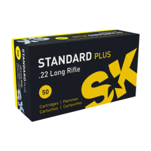 SK Standard Plus Ammunition 22 Long Rifle 40 Grain Lead Round Nose 50 Rounds Standard Plus Ammunition 22 Long Rifle 40 Grain Lead Round Nose 50 Rounds Ammo