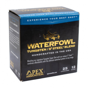 x Ammunition Waterfowl 12ga 3 1-1/4oz. #2 Steel / #7.5 TSS Shot 25 Rounds Ammo