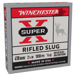 chester X41RS5 SuperX Rifled Slug HP 410 Gauge 2.5 15 Oz 5 Rounds Ammo