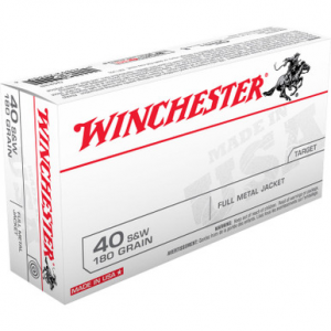 chester Q4238 USA 40 S&W 180 GR FMJ 50 Rounds Ammo