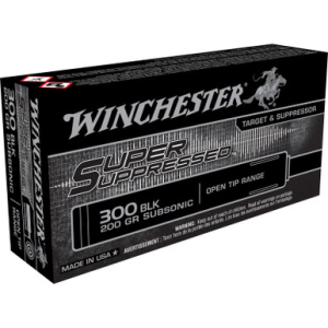 chester SUP300BLK SS 300 AAC Blackout 200 GR FMJ 20 Rounds Ammo