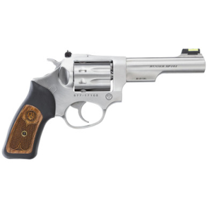 Ruger SP101 .22LR 4.2" Barrel 8 Round Stainless Steel Adjustable Fiber Optic Sight