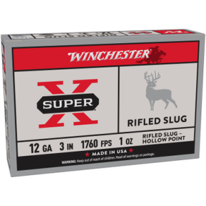 chester X123RS15 SuperX Rifled Slug HP 12 Gauge 3 1 Oz 5 Rounds Ammo