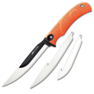 Outdoor Edge Outdoor Edge RMB-20C Orange Handle RazorMax Fixed 3.5" DP Blade Knife - $59.99 at Sportsman Fulfillment