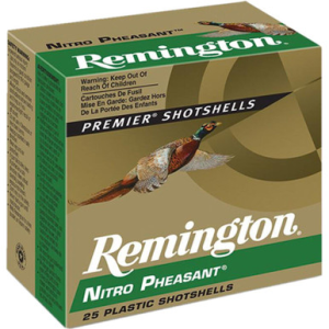 Remington Ammunition NP12M6 Premier Nitro Pheasant 12 Gauge 2.75" 1 3/8 oz 6 Shot 25 Rounds