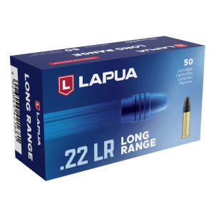 Lapua .22 LR Long Range 1106 FPS 50 Rounds ua .22 LR Long Range 1106 FPS 50 Rounds Ammo