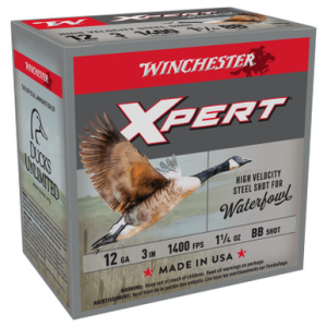 Winchester WEX123HBB Super X Xpert HV 12 Gauge 3 1 1/4 Oz BB Shot 25 Rounds chester WEX123HBB Super X Xpert HV 12 Gauge 3 1 1/4 Oz BB Shot 25 Rounds Ammo