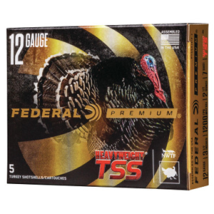 Federal PTSSX191F9 Premium HW TSS 12 Gauge 3.5" 2- 1/4 oz 9 Shot 5 Rounds