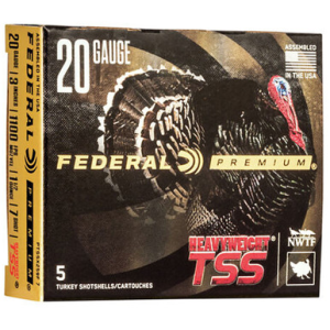 Federal PTSSX259F7 Premium HW TSS 20 Gauge 3" 1- 1/2 oz 7 Shot 5 Rounds