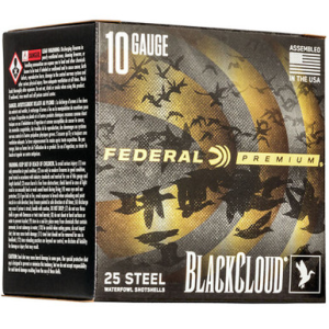 Federal PWBX107BB Black Cloud FSS 10 Gauge 3.5" 1- 5/8 oz BB Shot 25 Rounds