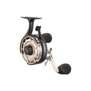 13 Fishing FreeFall Carbon Inline Ice Fishing Reel Black 2.5:1 LH