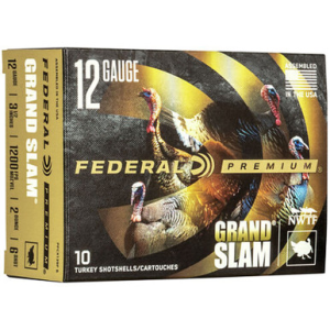 Federal PFCX139F6 Premium Grand Slam 12 Gauge 3.5 2 Oz 6 Shot 10 Rounds eral PFCX139F6 Premium Grand Slam 12 Gauge 3.5 2 Oz 6 Shot 10 Rounds Ammo