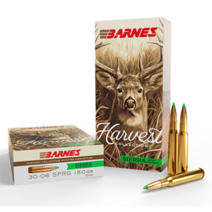 Barnes Harvest Collection .30-06 180gr 20 Round nes Harvest Collection .30-06 180gr 20 Round Ammo