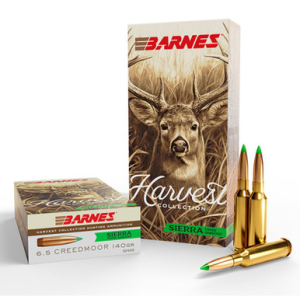 Barnes Harvest Collection 6.5 Creedmoor 140gr 20 Round nes Harvest Collection 6.5 Creedmoor 140gr 20 Round Ammo