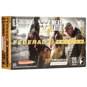 eral P65CRDTC1 Premium 6.5 Creedmoor 120 GR Trophy CoPower Pointer 20 Rounds Ammo
