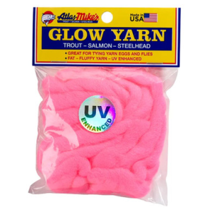 Atlas MIke's UV Glow Yarn- Hot Pink