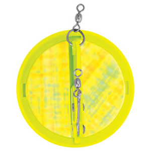 Luhr-Jensen 3-1/4" Dipsy Diver Chartreuse/Silver Bottom Moon Jelly