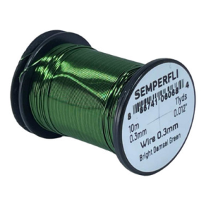 Semperfli Wire 0.3mm Bright Damsel Green