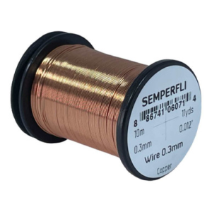Semperfli Wire 0.3mm Bright Copper