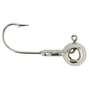 Leland's Lures Crappie Magnet Eyehole Round Jig Head Nickel 1/16 oz.