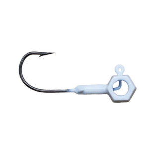 Leland's Lures Crappie Magnet Eyehole Brandon Smith Jig Head White 1/8 oz.