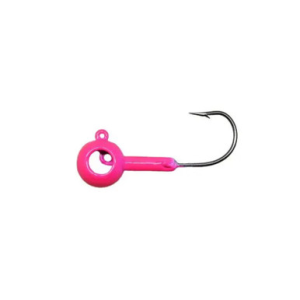Leland's Lures Eyehole Round Jighead 1/32oz- Pink